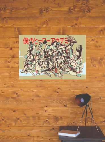 My Hero Academia Anime Print/Poster Satin Photo Paper or Stretched Canvas W59 - Picture 2 of 7