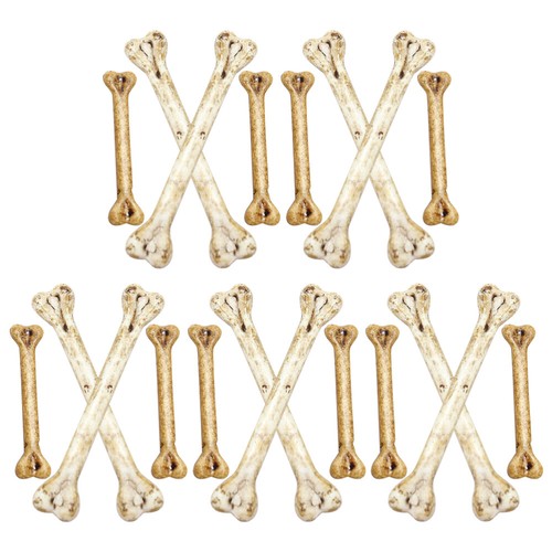 20 Pcs Simulated Bone Decorations Skeleton Ornament Bones Halloween