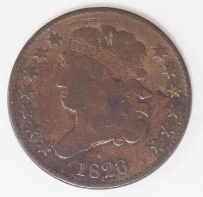 1826 Classic Head or Turban Head Half Cent