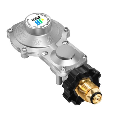 2 Stage Propane Regulator POL and 3/8 Female NPT Connection for RV Generator