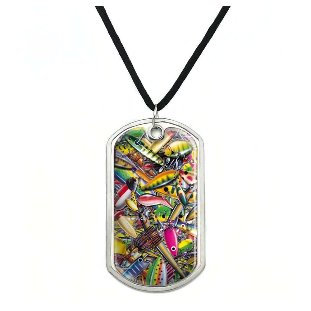 engraved fishing lure necklace I Love You More Than You Love - Personalized Fishing This personalized touch transforms it into a unique keepsake Fishing Lure Onememorylane