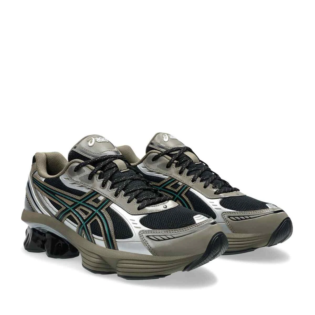 1203A737 002 Asics Gel Kinetic Fluent Black Dark Taupe (uomo)