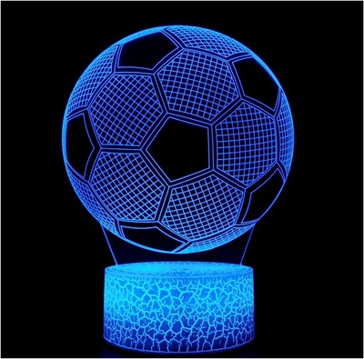 3D Optical Illusion Night Lights Visual Creative LED Desk Lamp Remote... 