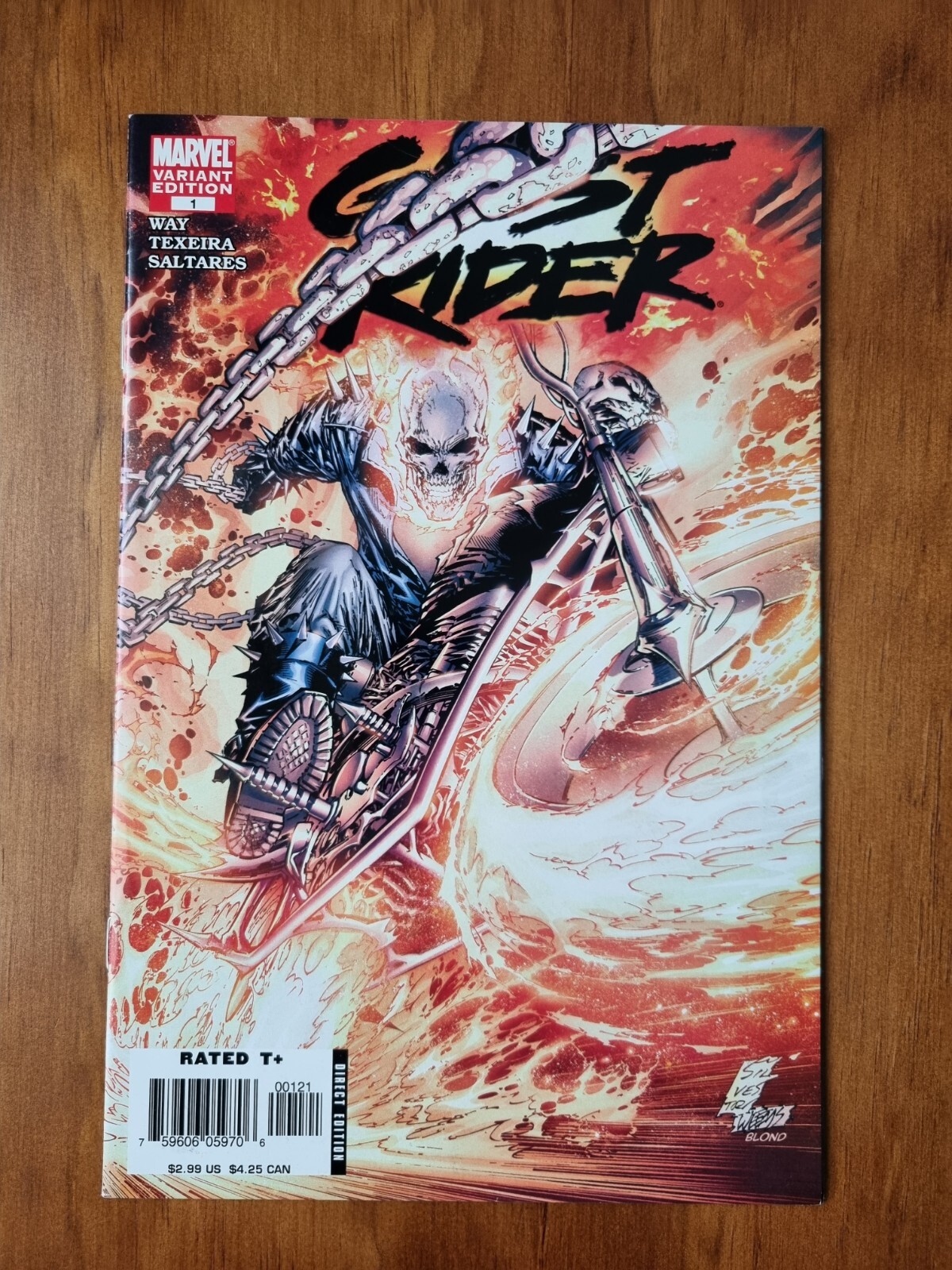 Ghost Rider #1 (2006) Marc Silvestri 1:30 Variant Covers | eBay Australia