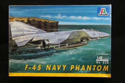 XY167 ITALERI 1/48 maquette avion 828 Navy Phantom F-4S F4S version rare - Photo 1/3