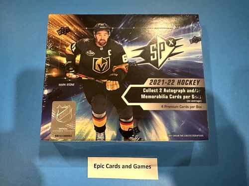 ( 2021-22 SPX ) - Upper Deck (UD) - Hockey (NHL) - Factory Sealed - Hobby Box