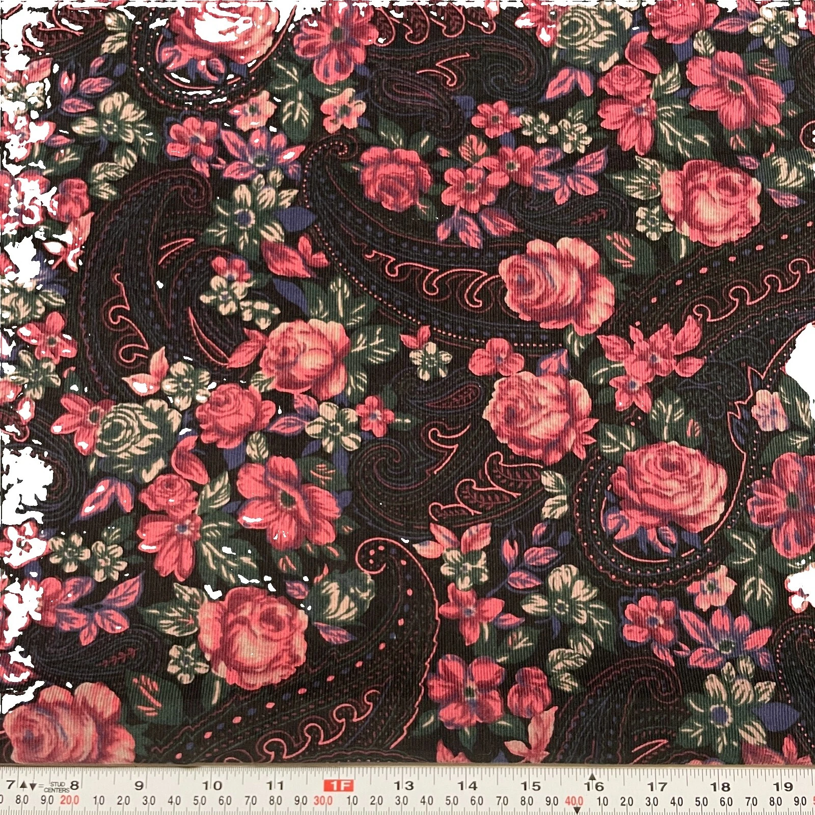 Corduroy Black Craft Fabrics