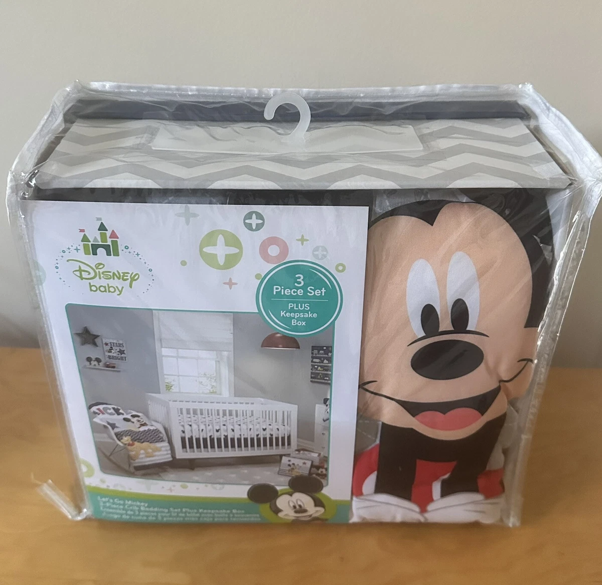 Crib bedding top set mickey mouse