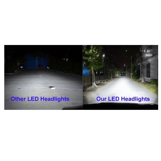 For Chevy Silverado 2019 2020 Low Beam - LED HEADLIGHT BULBS - H11 6000K White 6 - Image 3 of 4