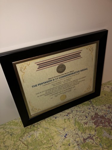 SCSA - PENTAGON 9-11 COMMEMORATIVE MEDAL CERTIFICATE ~ Type 1 - 第 2/12 張圖片