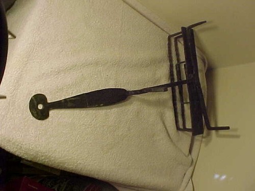 Handforged 18TH CENTURY Wrought Iron Fireplace Hearth Rotary Bread Toaster - Picture 9 of 11
