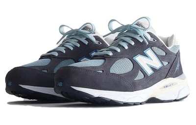 Size 10.5 - New Balance Kith x 990v3 Made in USA Steel Blue for 