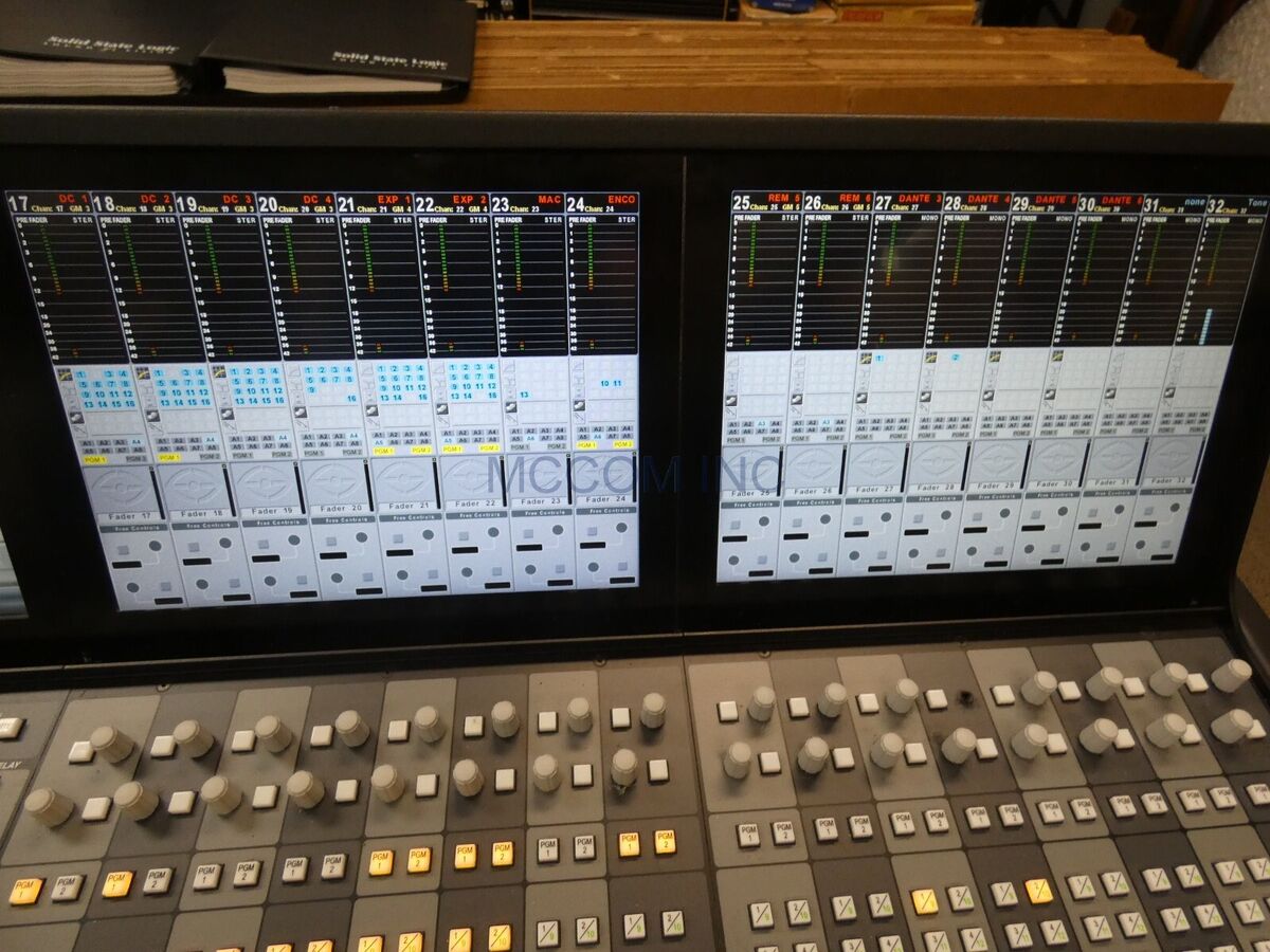 SSL C10 HD Plus Digital Broadcast Console w/ 4 Alpha-link SSL C10 HD Plus Digital Broadcast Console w/ 4 Alpha-link