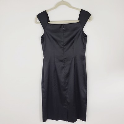 simple black midi dress Solid Short Sleeve Midi Dress "Black"