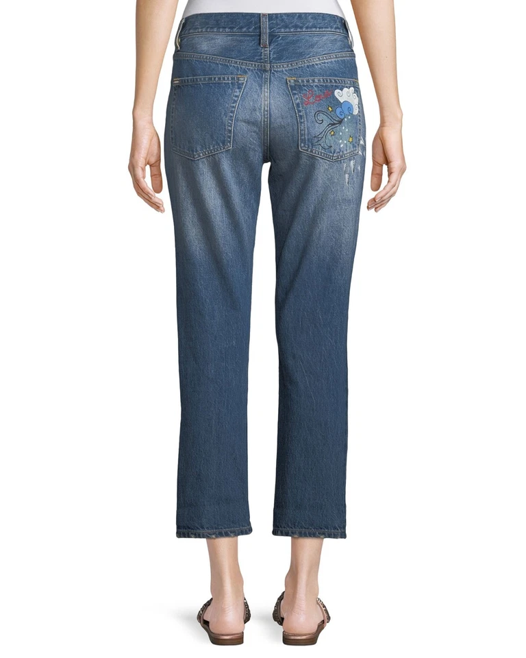 Alice + Olivia 158656 Women's Amazing High-Rise Ankle Girlfriend Jeans Sz. 25 - Image 2 of 2