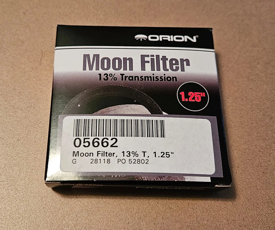 Orion Moon Filter 13% Transmission 1.25" 05662 - Image 2 of 2