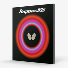 Butterfly Dignics 09c Table Tennis Rubber 1.9mm Red/Black - Made in Japan