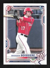 Branden Boissiere 2021 Bowman Draft Washington Nationals #BD-156
