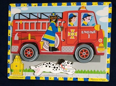 melissa and doug fire engine puzzle