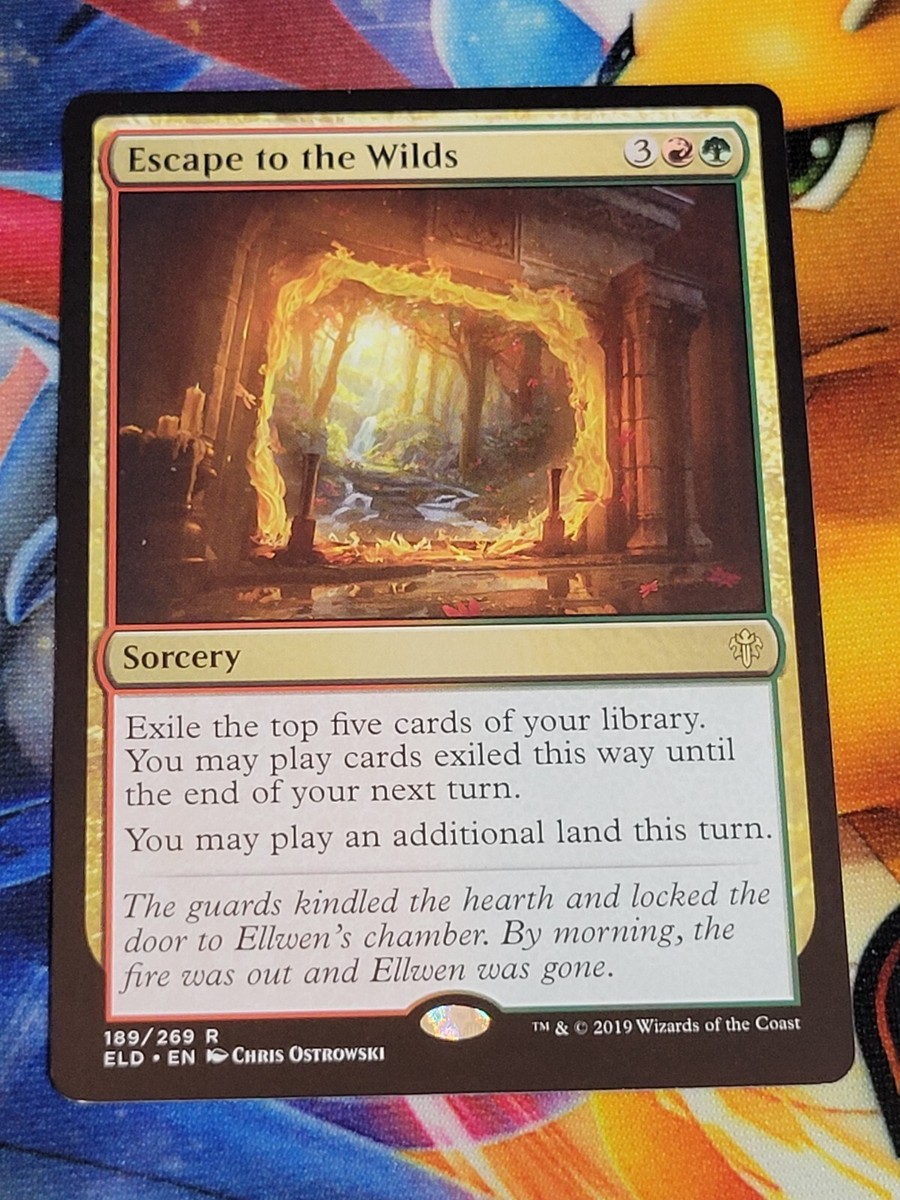 C4204 MAGIC MTG THRONE OF ELDRAINE ESCAPE TO THE WILDS #189 NM RARE | eBay