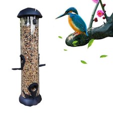 Hanging Bird Feeder Seed Food Dispenser for Yard Garden Outdoor Decoration