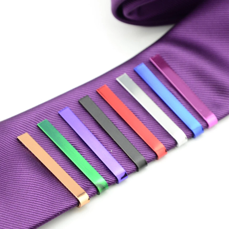 Men’s Business Necktie Tie Clip Bar Wedding Accessories Gentlemen Ties Clips - Image 4 of 4