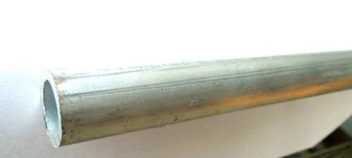 1/2" x 12" Seamless Pipe Nipple Plain Ends Weld S40 Aluminum 6061-T6 AN1041211 - Picture 1 of 2