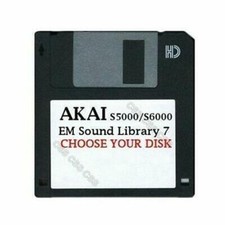 Akai S5000 / S6000 Floppy Disk EM Sound Library 7 Choose Your Disk
