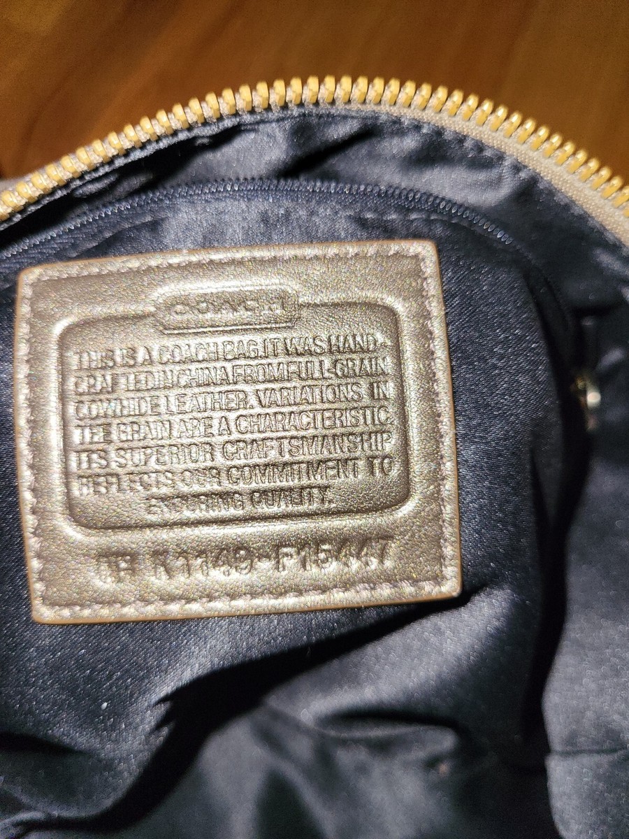 Coach F15447 Ashley XLARGE Convertible Satchel Handbag Bronze