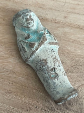 STATUETTE EGYPTIENNNE terre cuit funéraire oushebti EGYPTIAN FIGURE terracotta