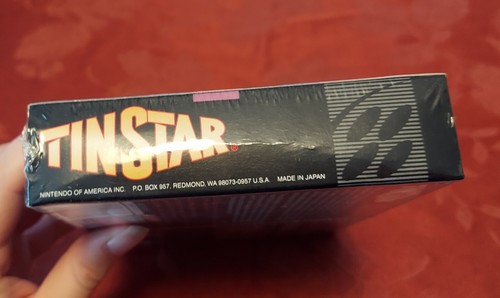 Tin Star (SNES 1993) *Factory Sealed! Original Shrinkwrap* - Picture 8 of 10