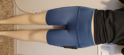 Activewear shorts for women with pockets stretchy good for everyday or exercise.