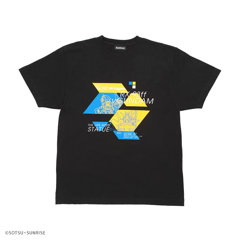 BANDAI GUNDAM SIDE-F FUKUOKA LIMITED ν Nu GUNDAM T-shirt L Size