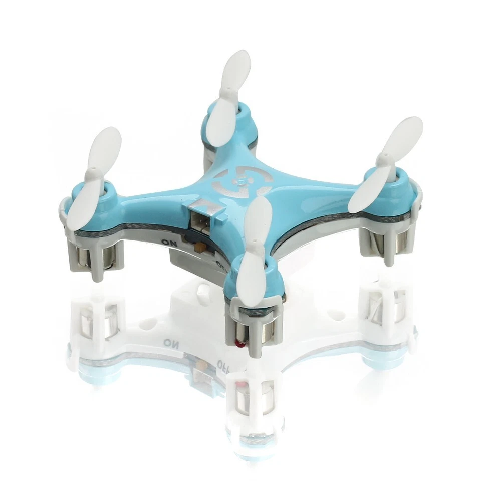 Cheerson 2.4G 4CH 6-Axis Blue RC Drone Quadcopter LED Gyro Toy Aircraft w/Remote - Image 3 of 4