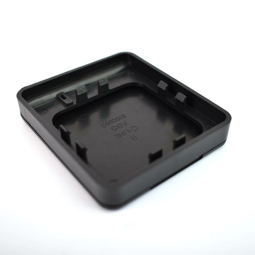 C-Line Socket Flap Surround 1 Gang Black CBE Caravan Motorhome VW Campervan Boat - Picture 3 of 3