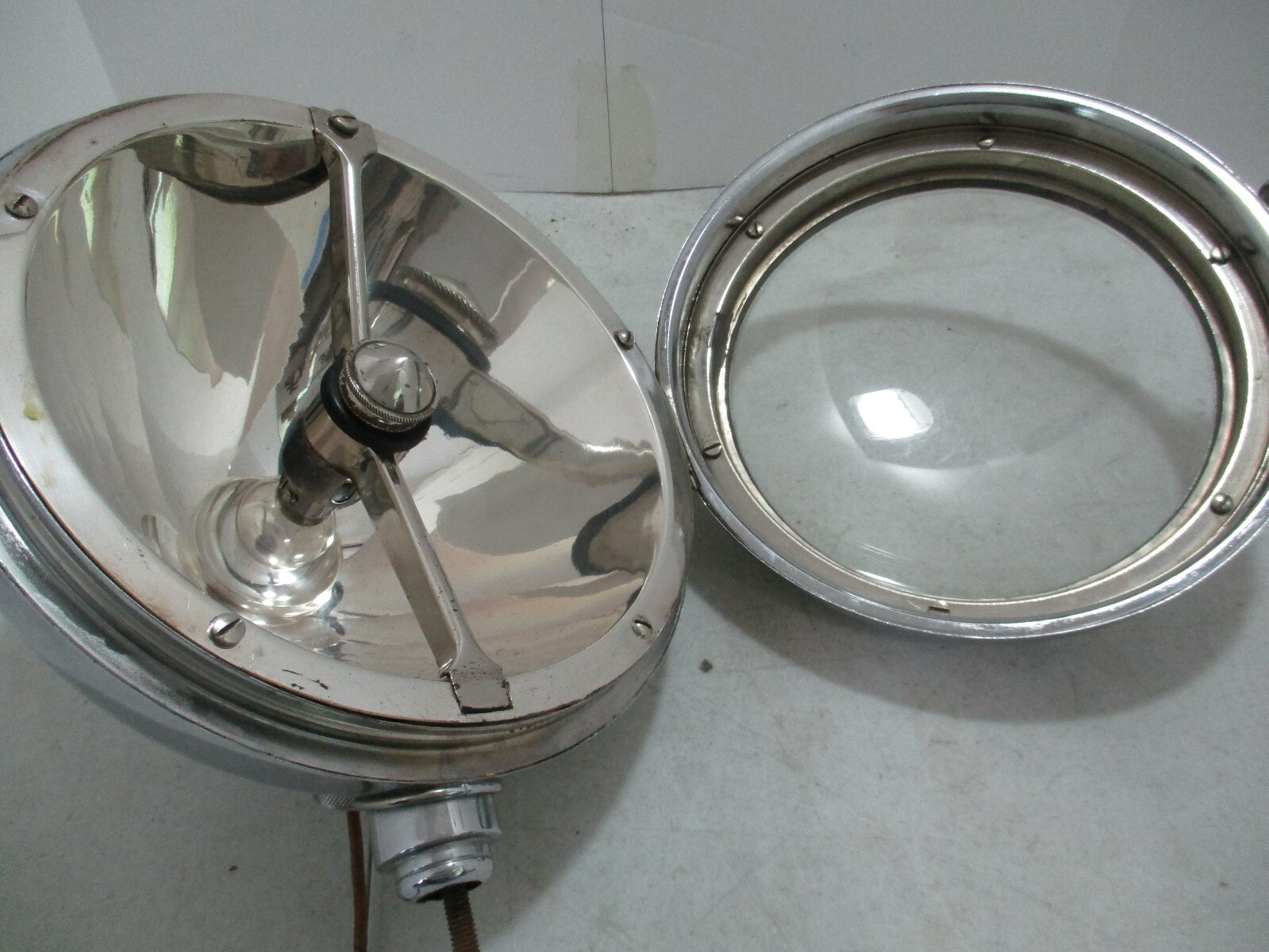 AUTEROCHE PHARES 11" HEADLIGHTS (pair)  Rolls-Royce Bugatti Lagonda Delage 