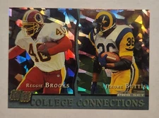 1993 Pro Set College Connections Reggie Brooks/Jerome Bettis #CC2 NM-MT!!