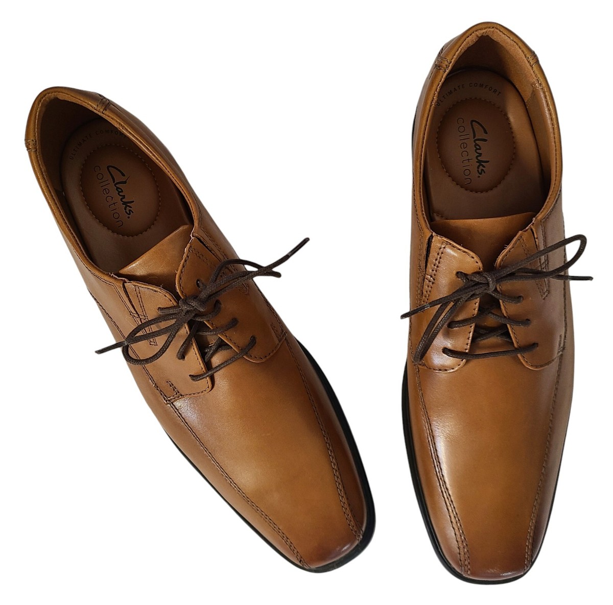 Clarks Tilden Walk Leather Oxford Brown Tan Men 12‎ Clarks Men main image 4