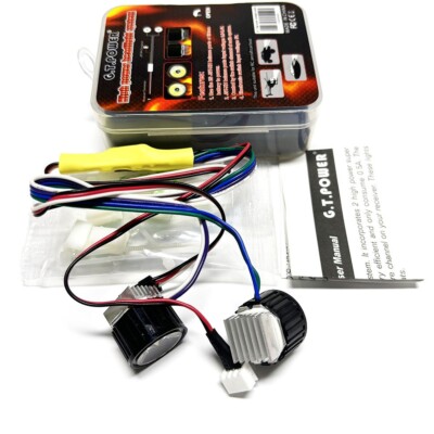 GT POWER 3W Control high Brightness Front Spot Lights for RC Car Boat Plane