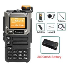 Quansheng UV-K6 Walkie Talkie Air Band Two Way Radios NOAA 2000mAh Battery K5 8