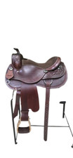 IFRAH Leather Saddlery Western Flex Barrel Racing Trail Saddle 10 13 14 15 17 18