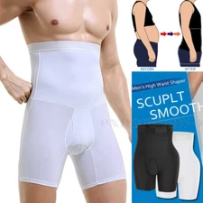 Men Faja Colombiana para Hombre High Waist Stomach Shaper Shapewear Boxer Briefs