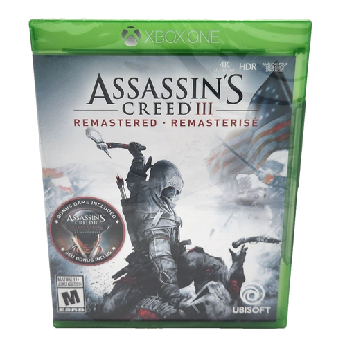 ASSASSIN'S CREED III 3 XBOX 360 NEUF SOUS BLISTER VERSION