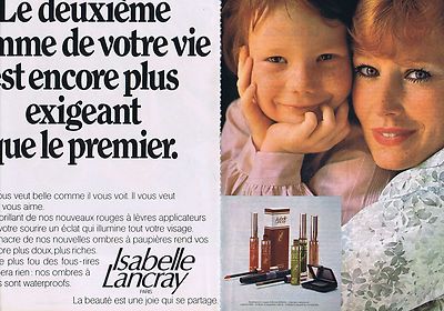 ADVERTISING ADVERTISING 045 1977 ISABELLE LANCRAY makeup (2p)