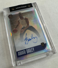 2021 Super Glow AMARI BAILEY RC Rookie RC Rookie AUTO SILVER Glow Refractor /100