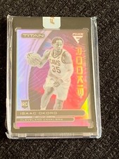 2020-21 Panini Flux Isaac Okoro Titan Rookies Silver Prizm RC #30 Encased Cavs