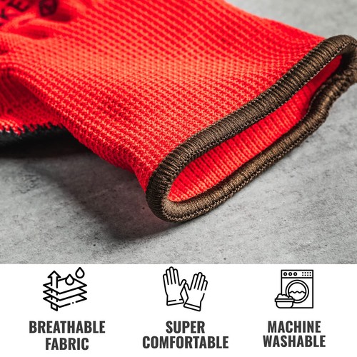 NUEVO PRO BIKE TOOL Guantes Mecánicos - TALLA GRANDE CALIBRE 18 MANO DESNUDA DESTREZA - Imagen 6 de 8