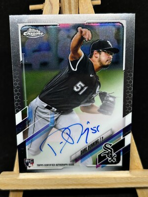 DANE DUNNING 2021 TOPPS CHROME RC AUTO BASEBALL CARD #RA-DD - CHICAGO WHITE SOX