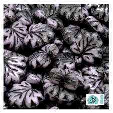 Rutkovsky 111-95011 Maple Leaf Pressed Beads Czech Glass 13x11mm Size 15g Pack