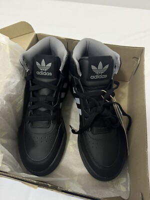 Adidas Originals Drop Step J Trainers Lace Up Mids Black UK US New In  Box UK